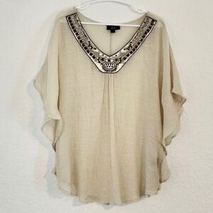 AGB Flowy Pull-Over Blouse, Size L